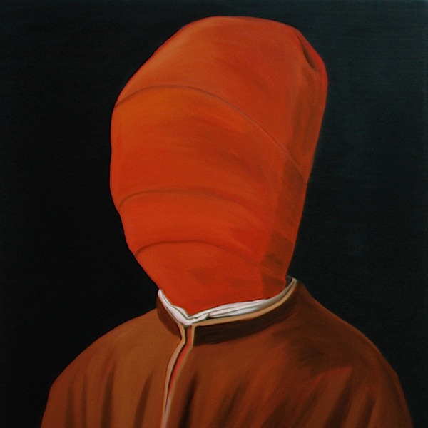 Eamon O´Kane: Double Portait [Messina/Magritte], 2006, oil on canvas, 100 x 100 cm

